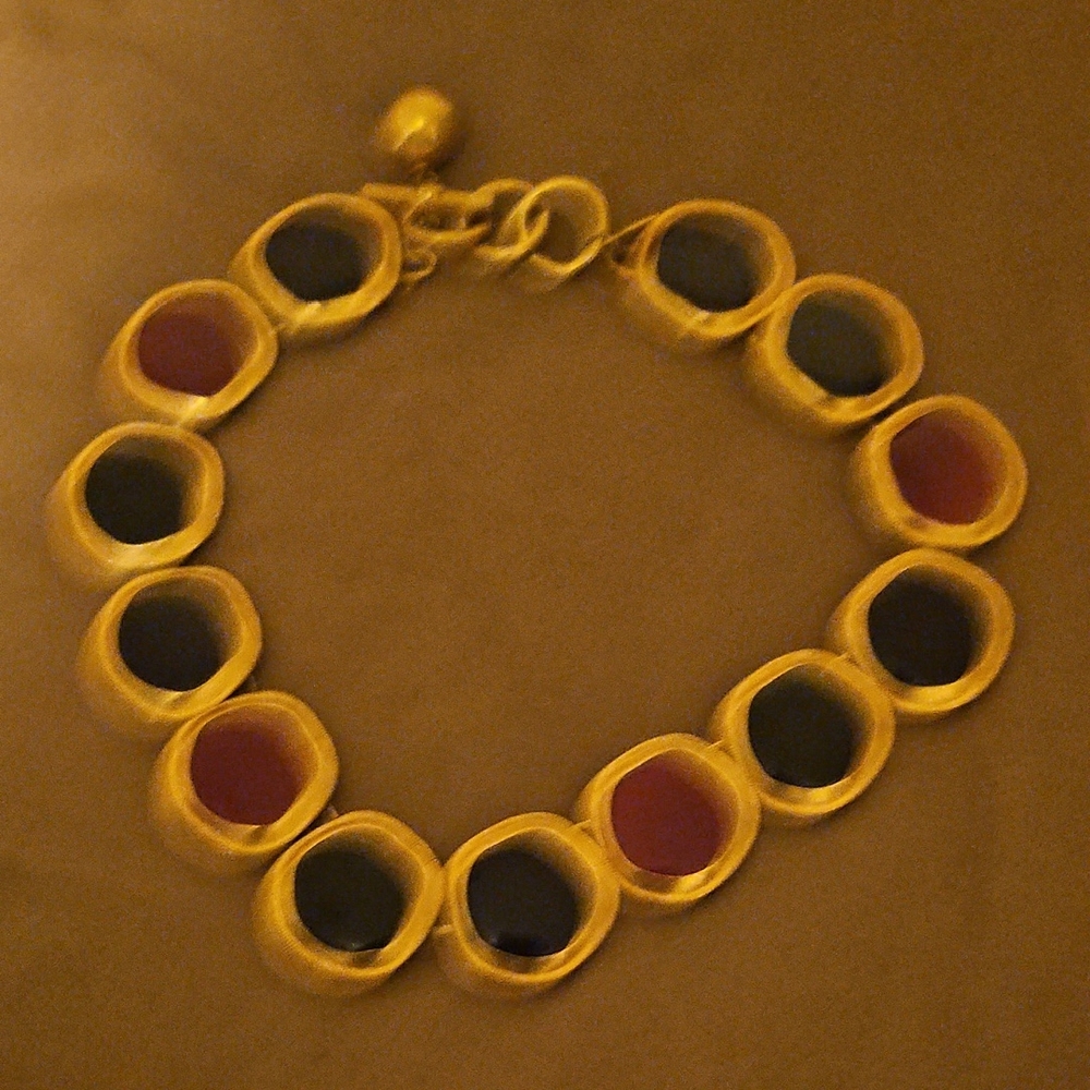 Elegant Gold and Necklace